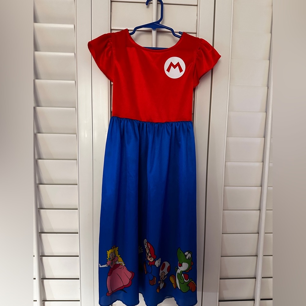 Nintendo Red and Blue Mario Dress